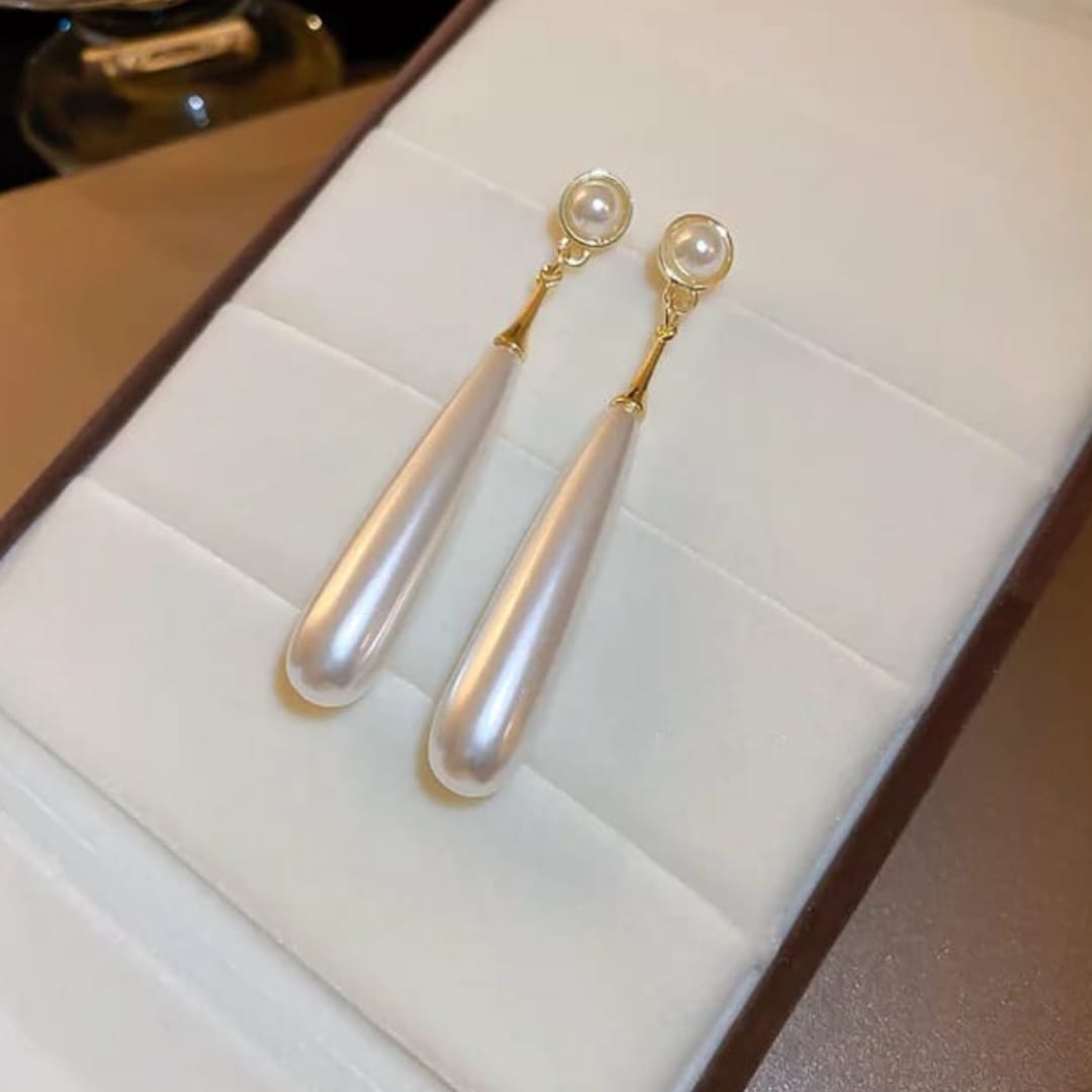 Victorian Pearl Drop Earrings