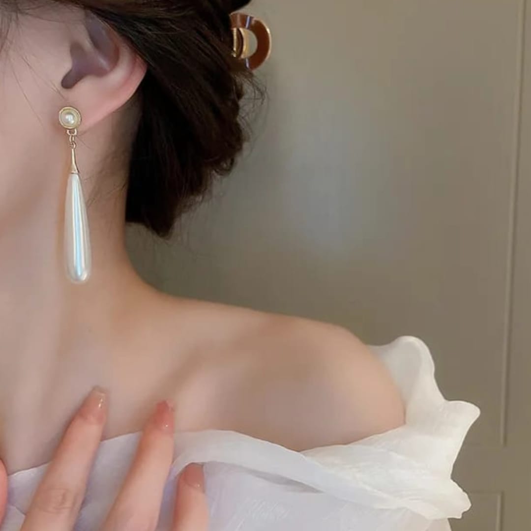 Victorian Pearl Drop Earrings