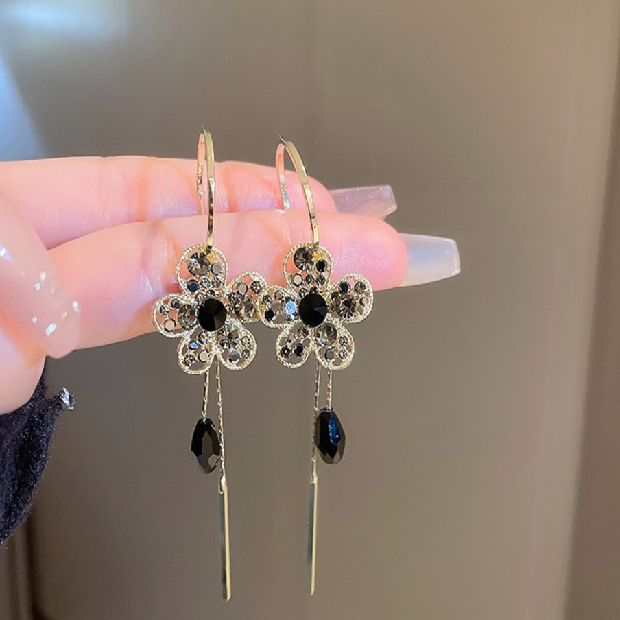 Blossom Floral long chain Earrings