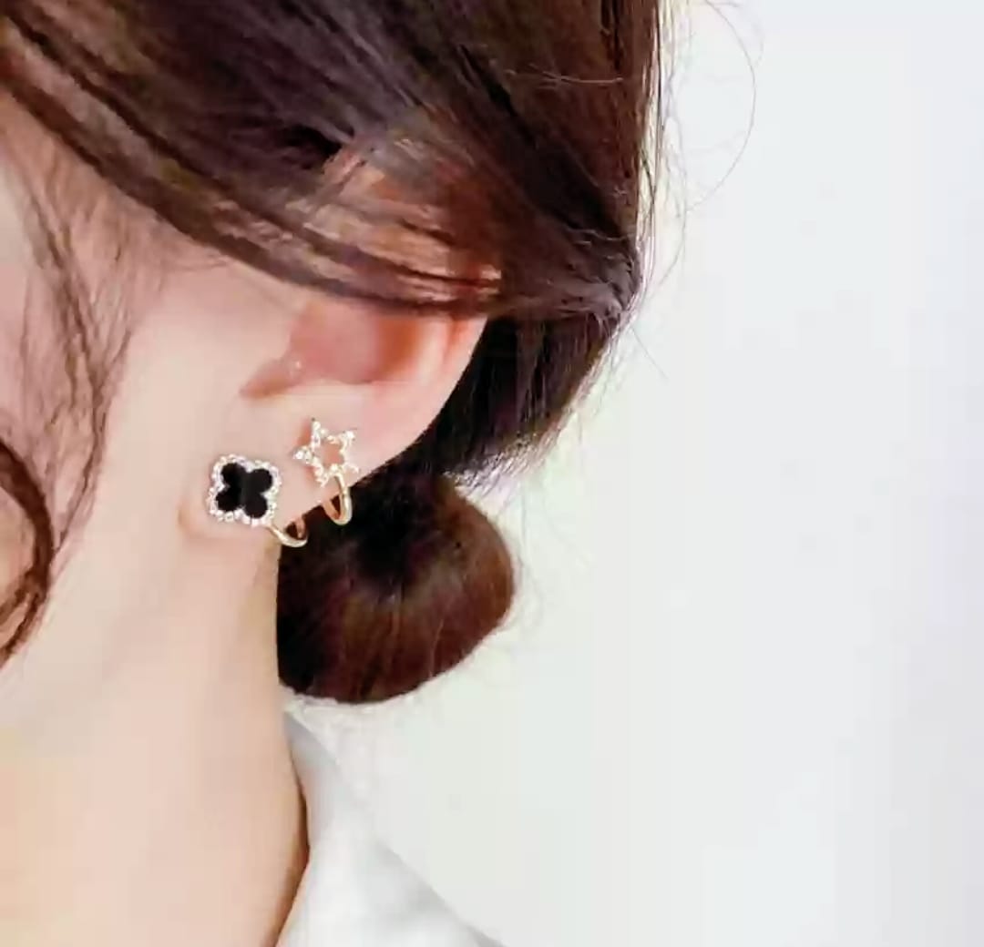 Double the charm illusion Stud Earrings