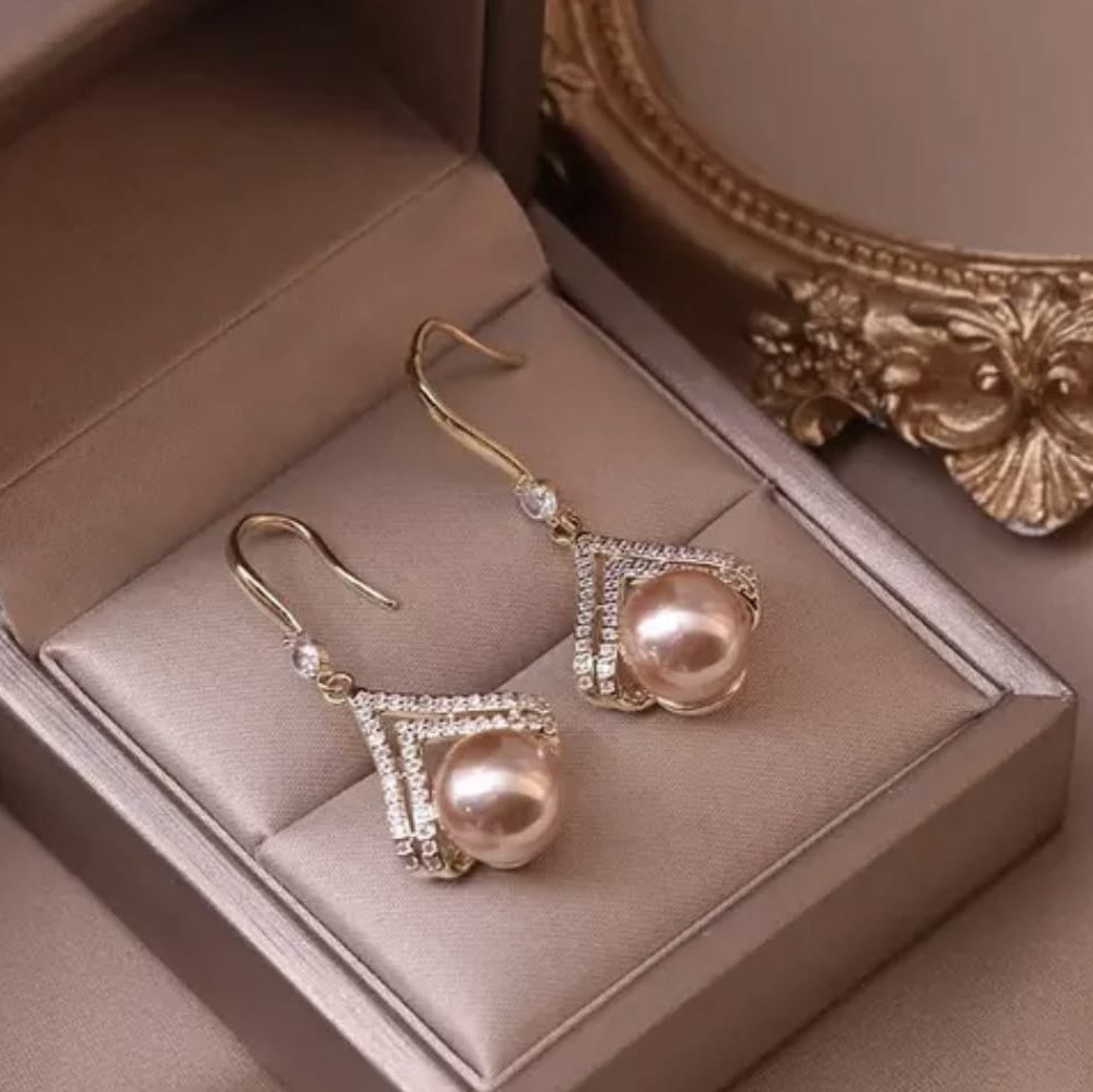 Victorian Pearl Drop Earrings