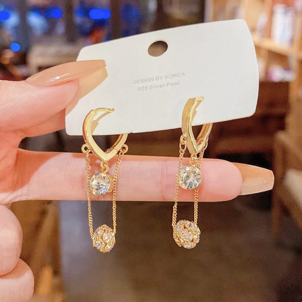 Victorian Diamond Drop Earrings