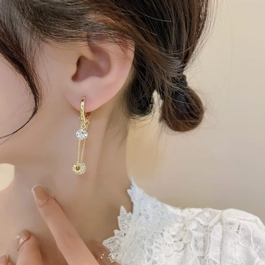 Victorian Diamond Drop Earrings