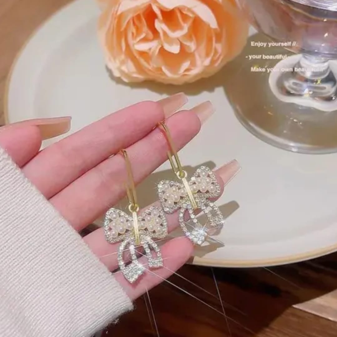 Victorian Fairy Pearl Earrings