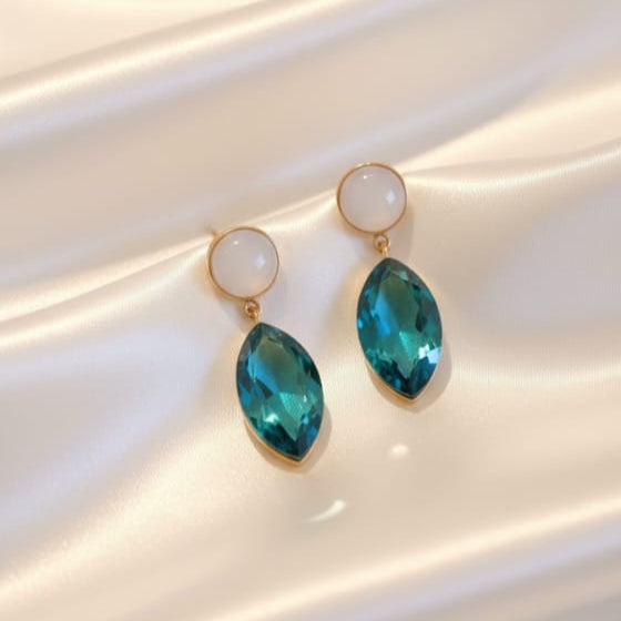 Victorian Icy Drop Earrings