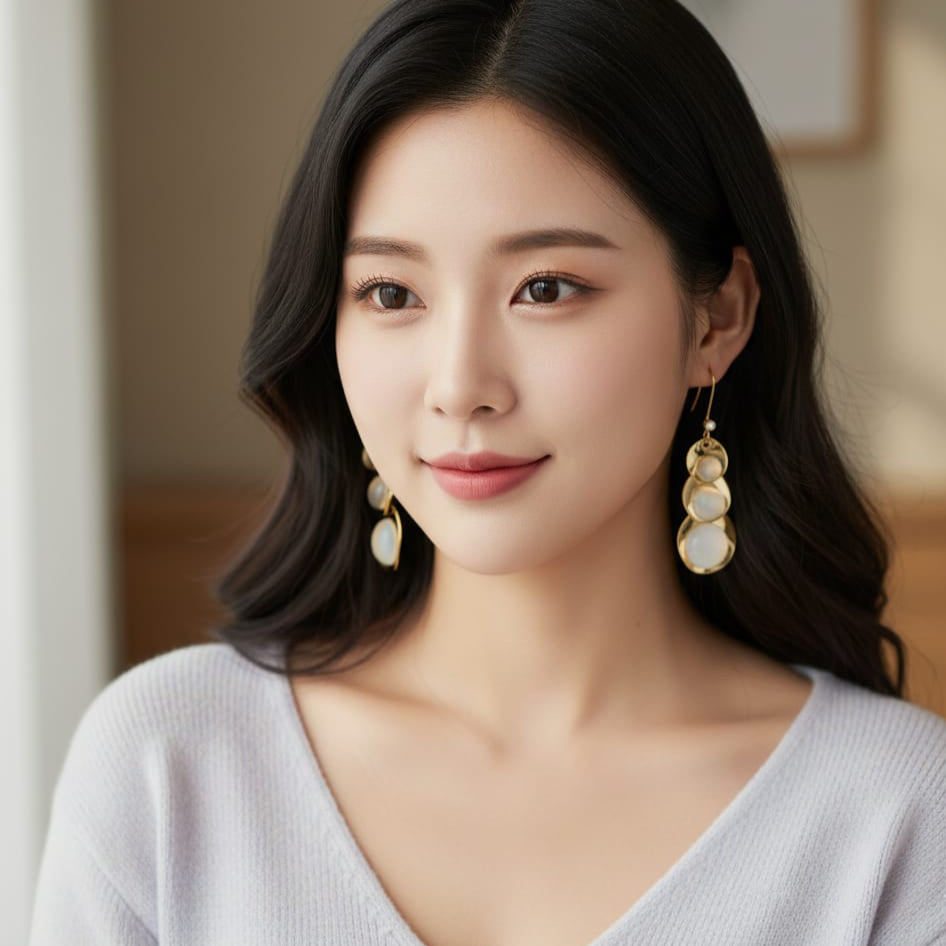 Victorian Chic Pearl Earrings