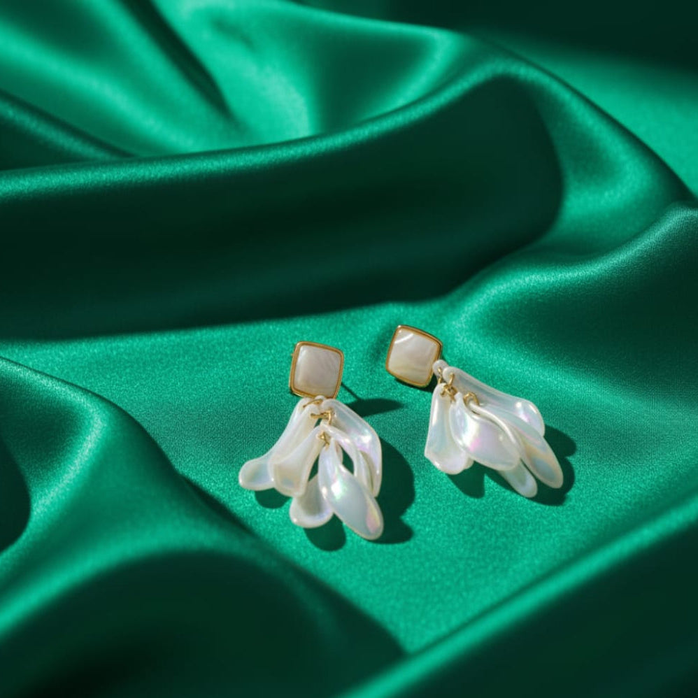 Victorian Petal Drop Earrings