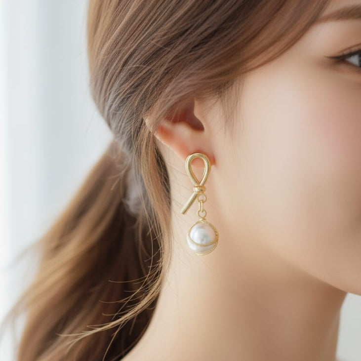 Gold Loop Earrings