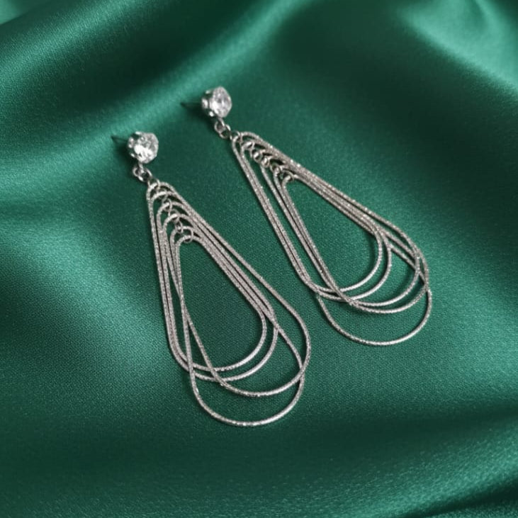 Victorian Silver Drop Earrings