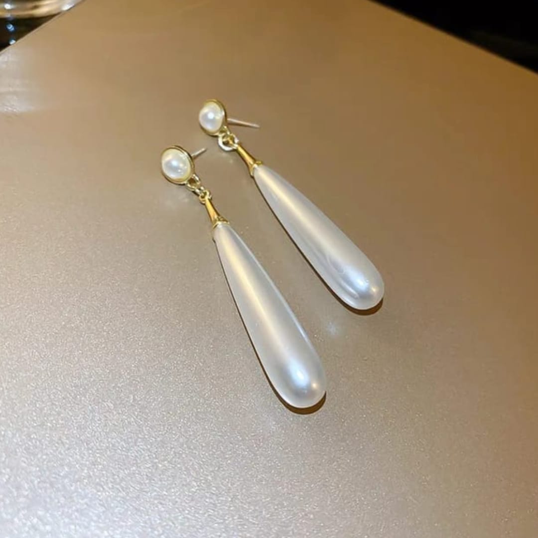 Victorian Pearl Drop Earrings