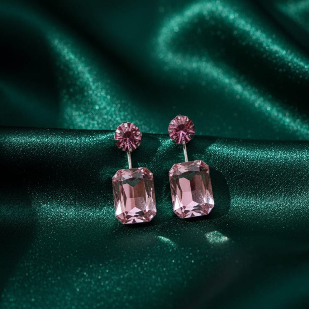 Victorian Pink Drop Earrings