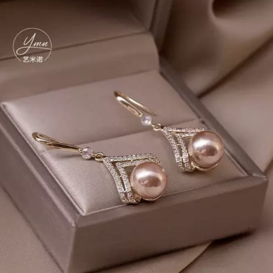Victorian Pearl Drop Earrings