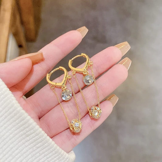 Victorian Diamond Drop Earrings