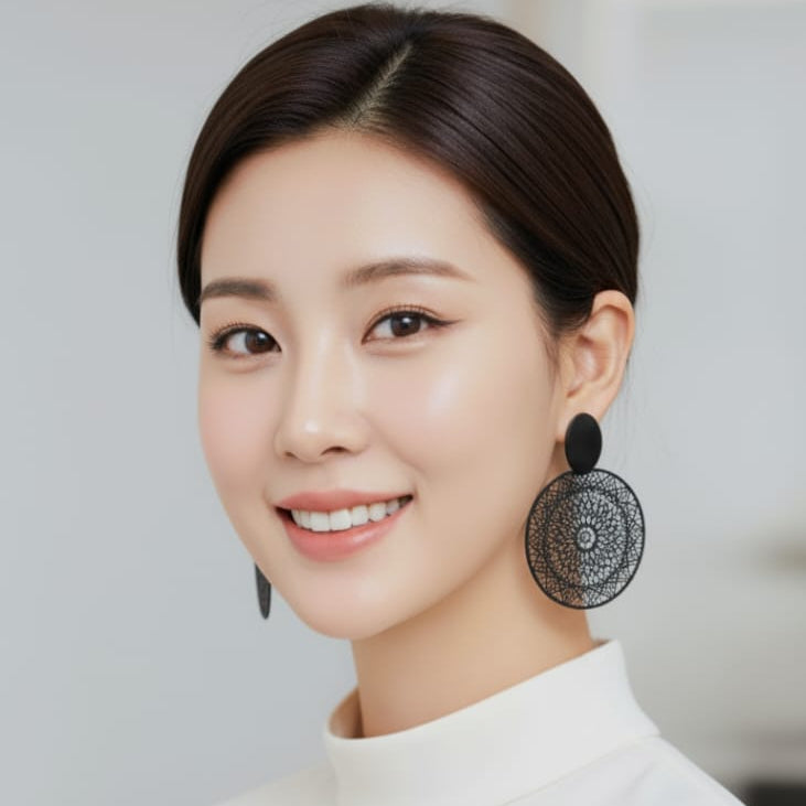 Victorian Modern Drop Earrings