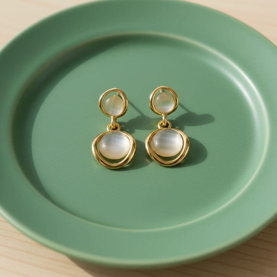 Victorian Double Drop Earrings