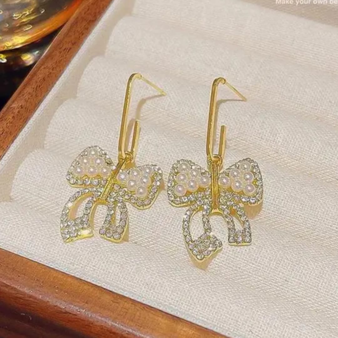 Victorian Fairy Pearl Earrings