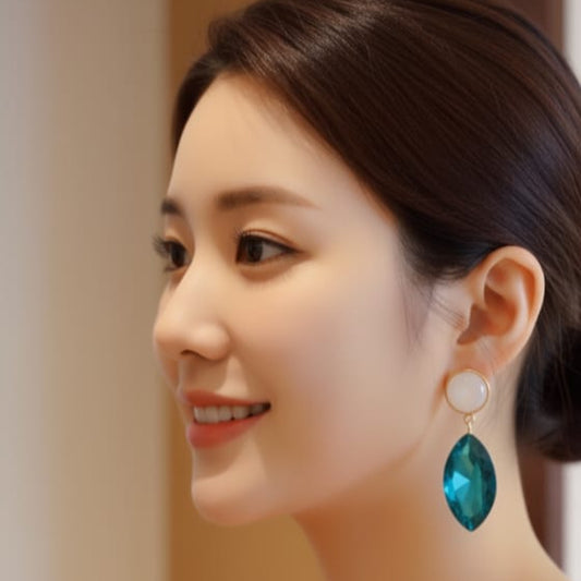 Victorian Icy Drop Earrings