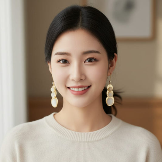 Victorian Chic Pearl Earrings