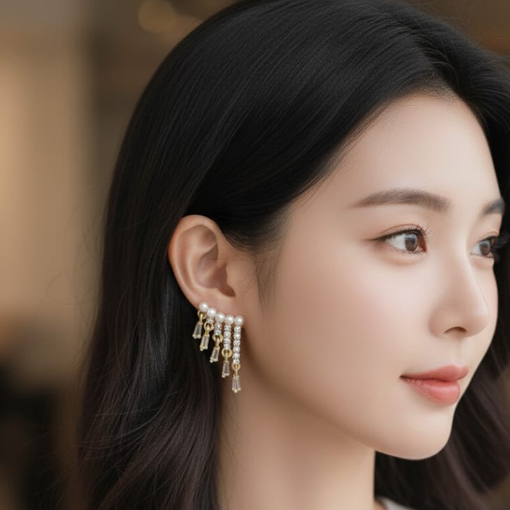 Victorian Cluster Earrings