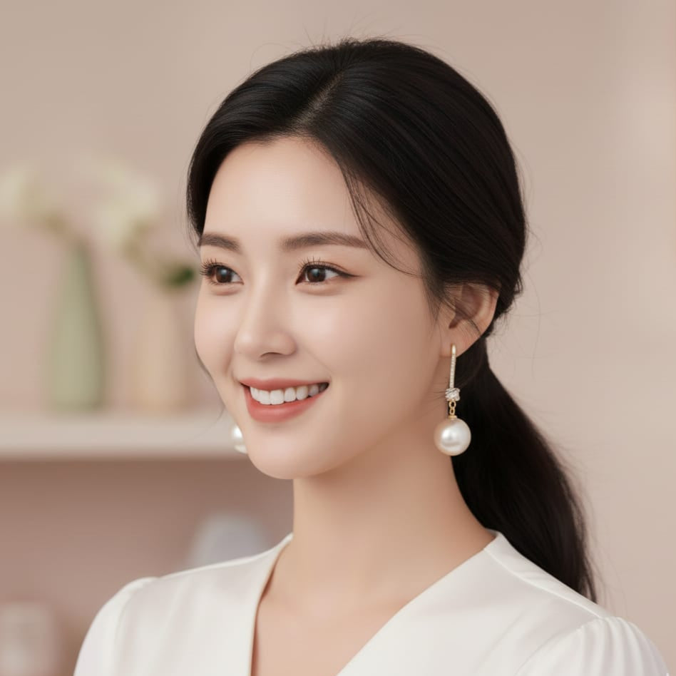 Victorian Chic Pearl Earrings