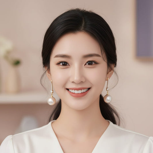 Victorian Chic Pearl Earrings